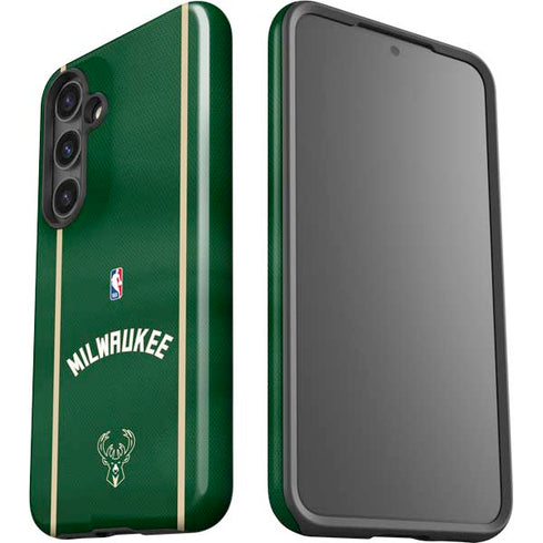 NBA Milwaukee Bucks Jersey Galaxy S24 Impact Case